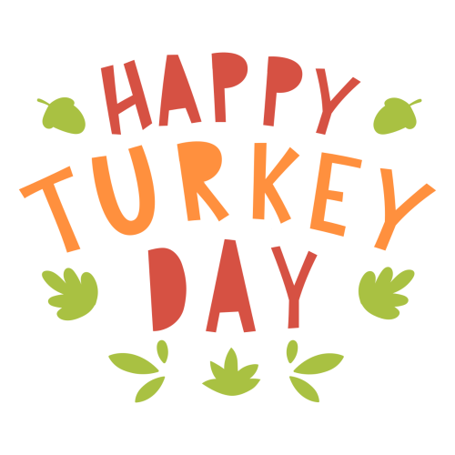 happy turkey day graphic